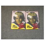 Lot of 2 1984 Michael Jackson 2nd Series Wax Packs