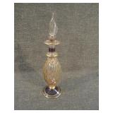Vintage Egyptian Hand Blown Glass Perfume Bottle