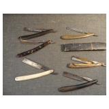 Lot of 6 Antique Straight Razors - Boker & more