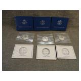 Lot of 3 1986 D Statue of Liberty Half Dollar Unc.