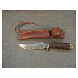 Vintage Craftsman Stacked Disc Fixed Blade Knife