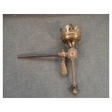 Antique Victorian Brass Gas Lamp