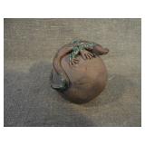 Vintage Signed Native American Lizard Paperweight