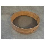 Antique Primitive Bentwood Grain Screen Sifter