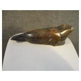 Vintage Inuit Soapstone Carving of Seal