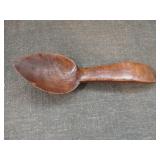 Antique Victorian Hand Carved Treen Spoon