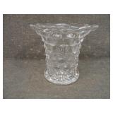 Vintage Fostoria American Squat Vase