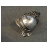 Vintage Medieval Knight Helmet Decanter Bar Set