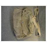 Original WW2 Lightweight Gas Mask Canvas Bag