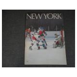 1970 Buffalo Sabres Sports Magazine - NY Rangers