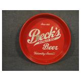 Vintage Beck's Buffalo's Best Beer Tray