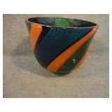 Signed Andrew Galvin Dichroic Art Glass Vase