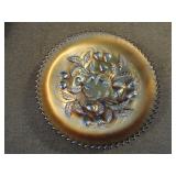 Vintage Northwood Carnival Glass Strawberry Plate