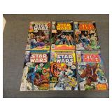 Lot of (6) 1977-78 Star Wars Marvel Comic Books