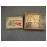 Lot of 2 Early 'Game of Authors' Card Games