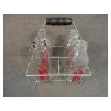 Vintage Set 4 Pittsford Farms Dairy Milk Bottles