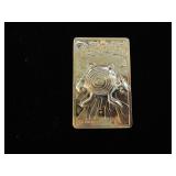 1999 Pokemon Poliwhirl Gold Plated Trading Card