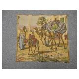 Vintage Belgium Tapestry - Middle East Camels