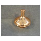 Vintage Swedish Copper & Glass Nautical Decanter