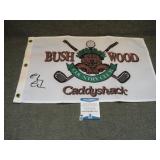 Vintage Chevy Chase Signed Caddyshack Flag