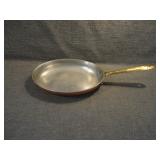 Vintage Copral Oval Copper Fish Saute Pan