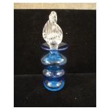 Vintage Signed C. Kingsly Blown Perfume Bottle