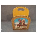 Vintage Roy Rogers Comic Book Corral Tin Toy
