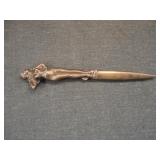 Vintage Solid Brass Nude Lady Letter Opener