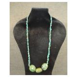 Vintage Native  American Turquoise Chip Necklace