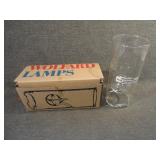 Vintage Wolfard Glass Hand Blown Oil Lamp