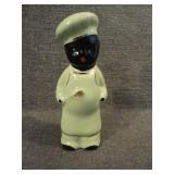 Vintage Black Americana Chef Salt Shaker