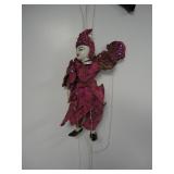 Vintage Purple Asian Marionette