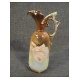 Antique RS Prussia Creamer with Roses - Unmarked