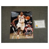 Kyrie Irving Autographed Basketball Photo w/COA