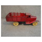 Antique Wyandotte Pressed Steel Stake Truck
