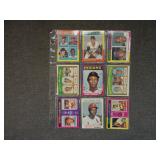 Lot of (18) 1970's Topps BB Cards w/Rookies