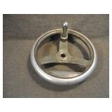 Vintage Steampunk 9' Cast Aluminum Hand Wheel