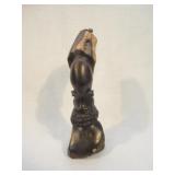 Vintage Carved Statue Ebony Figure from Zimbabwe