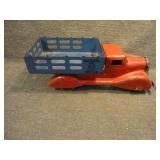 Vintage Marx Pressed Steel Barrel Truck Toy
