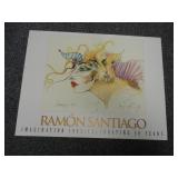 Vintage Ramon Santiago Signed Dreamer #2 Print