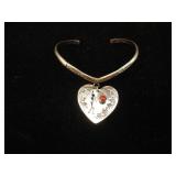 Vintage Native American Sterling Arm Bracelet