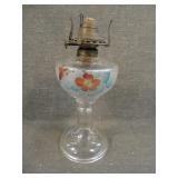 Antique Plume & Atwood Hand Painted Oil Lamp