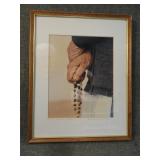 Vintage Mother Theresa Photo 'Hands of Compassion'