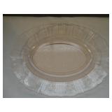 Vintage American Sweetheart Pink 13' Oval Platter