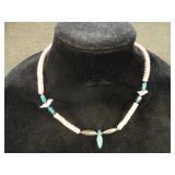 Vintage Native American Heishi Bead Necklace