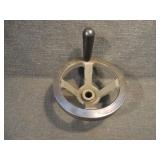 Vintage Steampunk 6' Cast Iron Hand Wheel