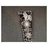 Vintage Restless Gun Cap Gun with Leather Holster