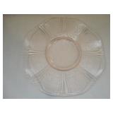 Vintage American Sweetheart Pink 12' Salver Plate