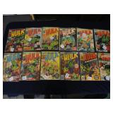 Vintage Lot of (12) Incredible Hulk Comic Books