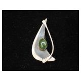 Vintage Signed Orvelo Taxco Mexico Sterling Pin